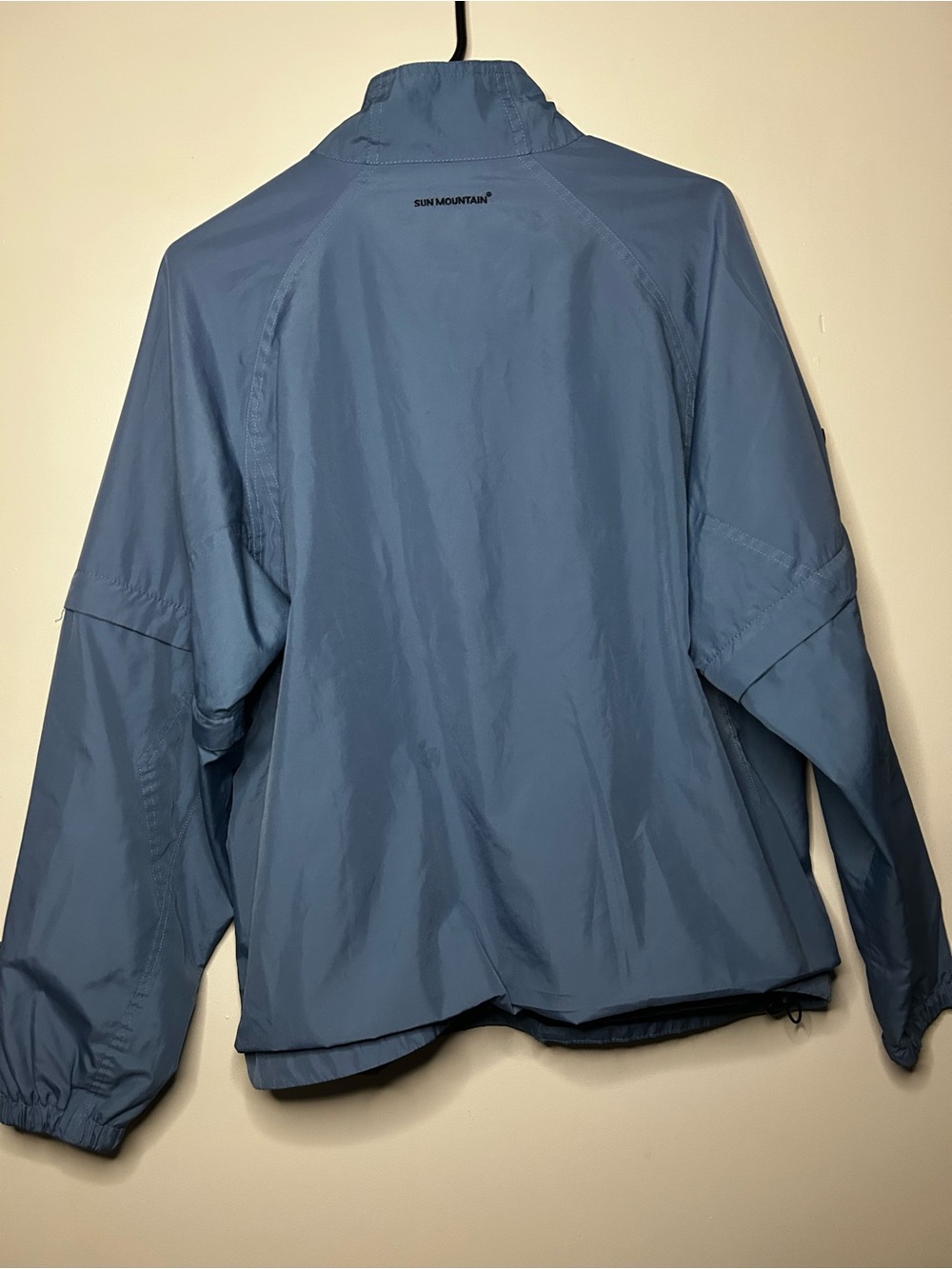 Sun Mountain Medalist Golf Club Hobe Sound Quarter Zip Windbreaker Jacket Blue M - Picture 7 of 13